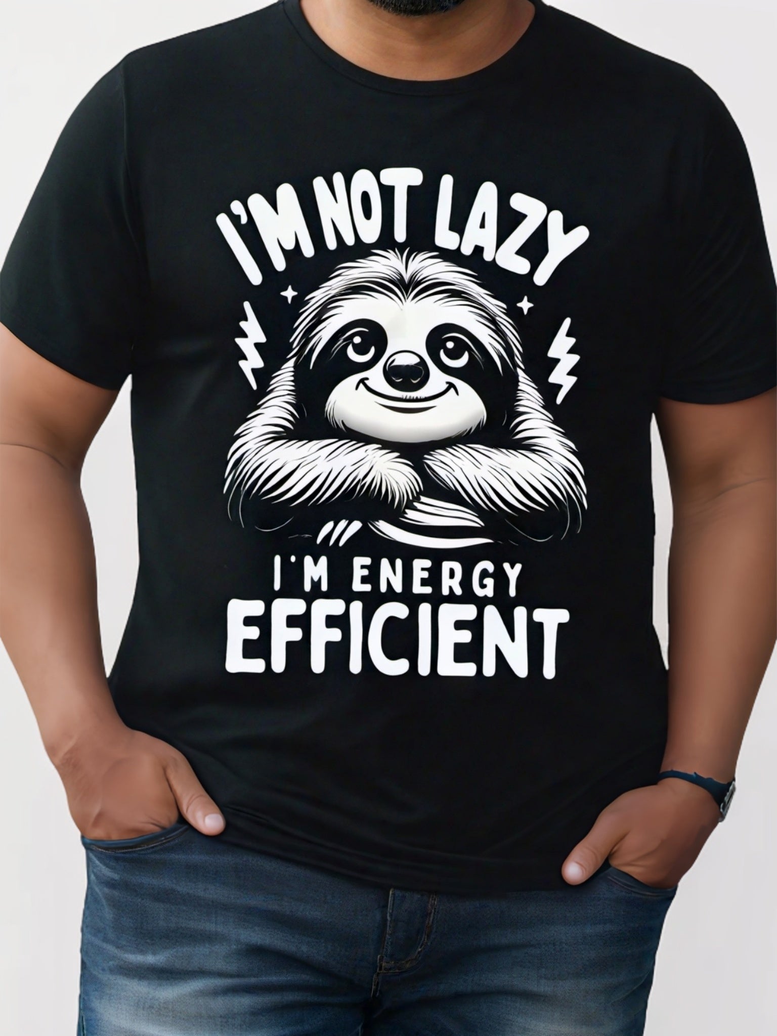 Men’s Creative Casual Short Sleeve T-Shirt