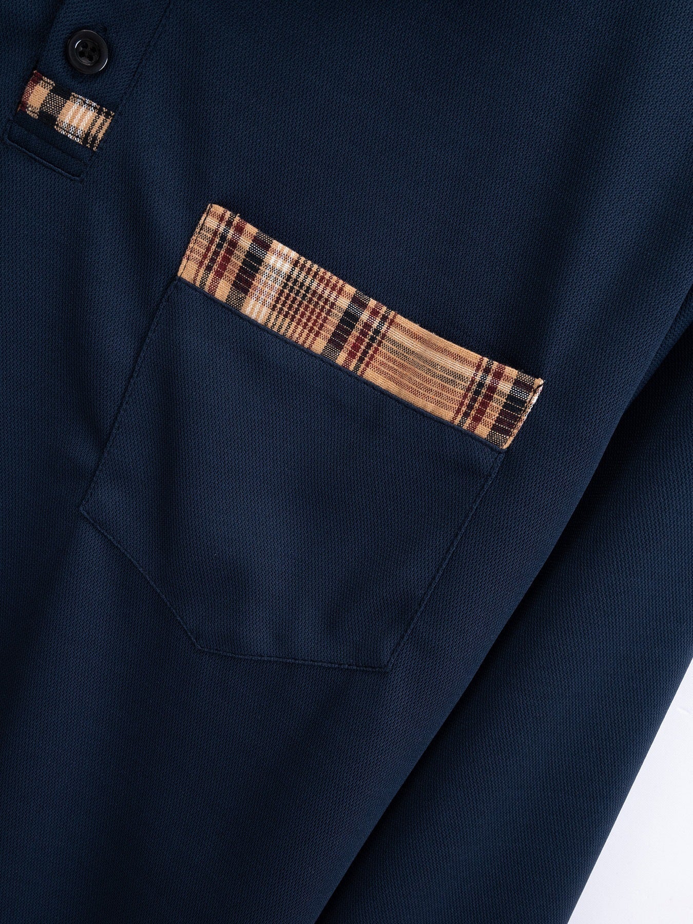 Men’s Casual Solid Color Sports Polo Shirt