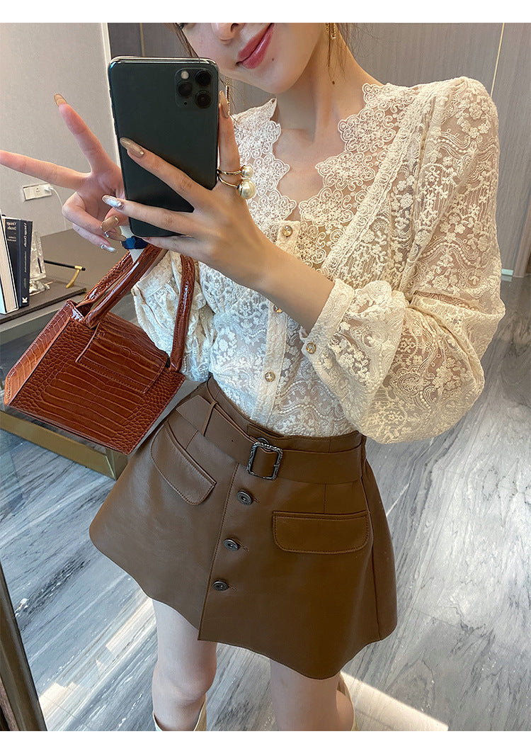 Women’s Elegant Korean Style Blouse