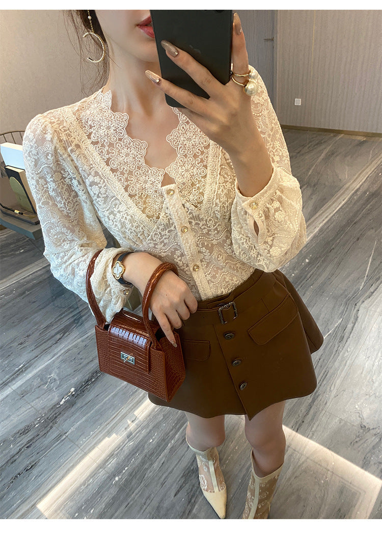 Women’s Elegant Korean Style Blouse