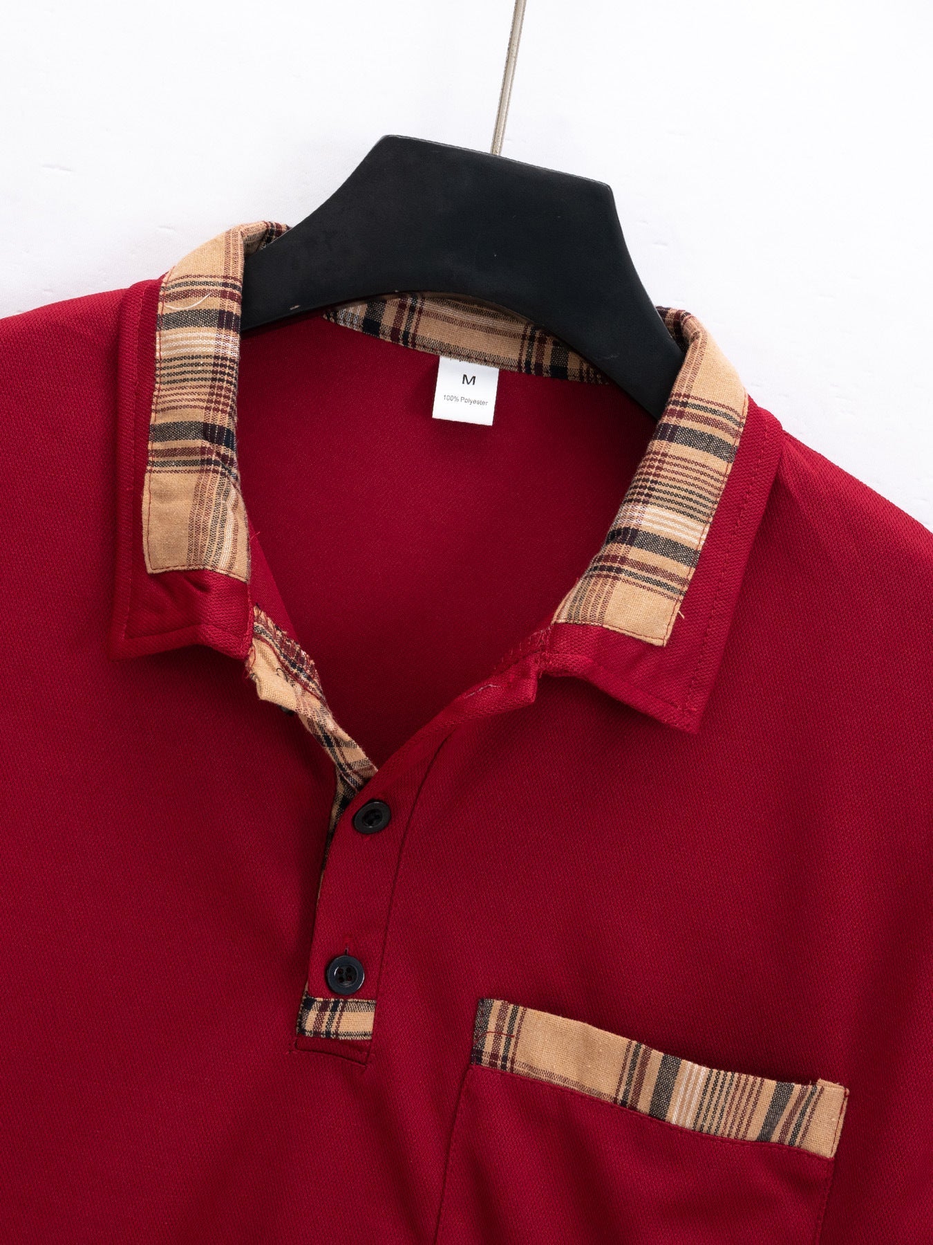 Men’s Casual Solid Color Sports Polo Shirt