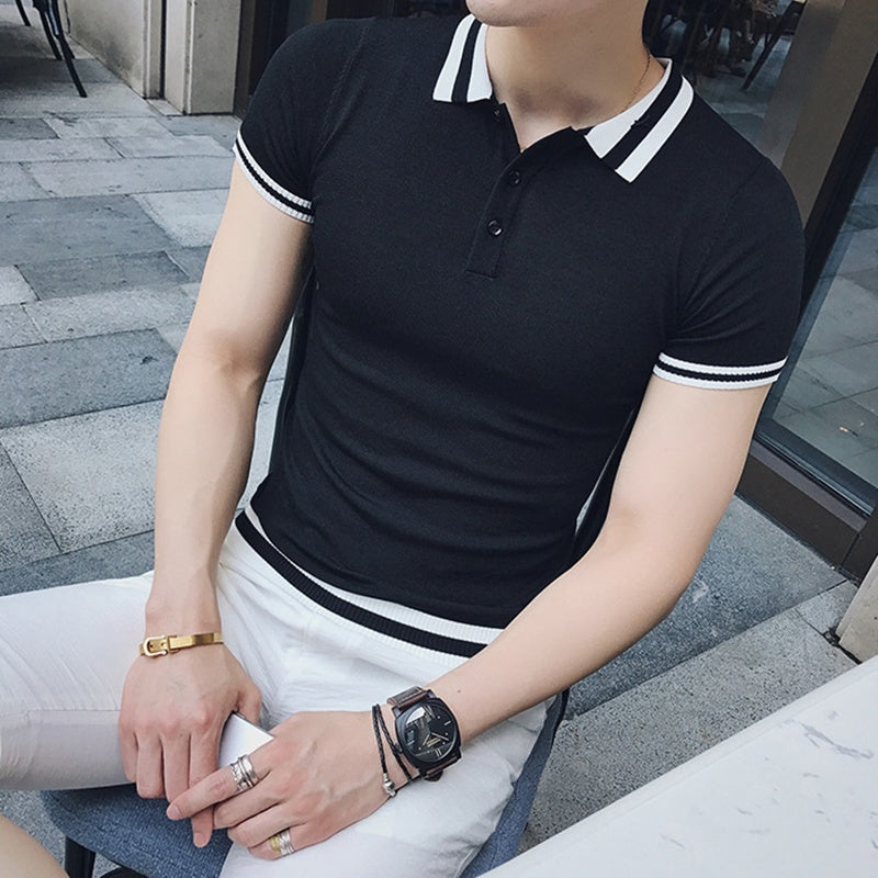 Men’s Casual Thin Polo Shirt