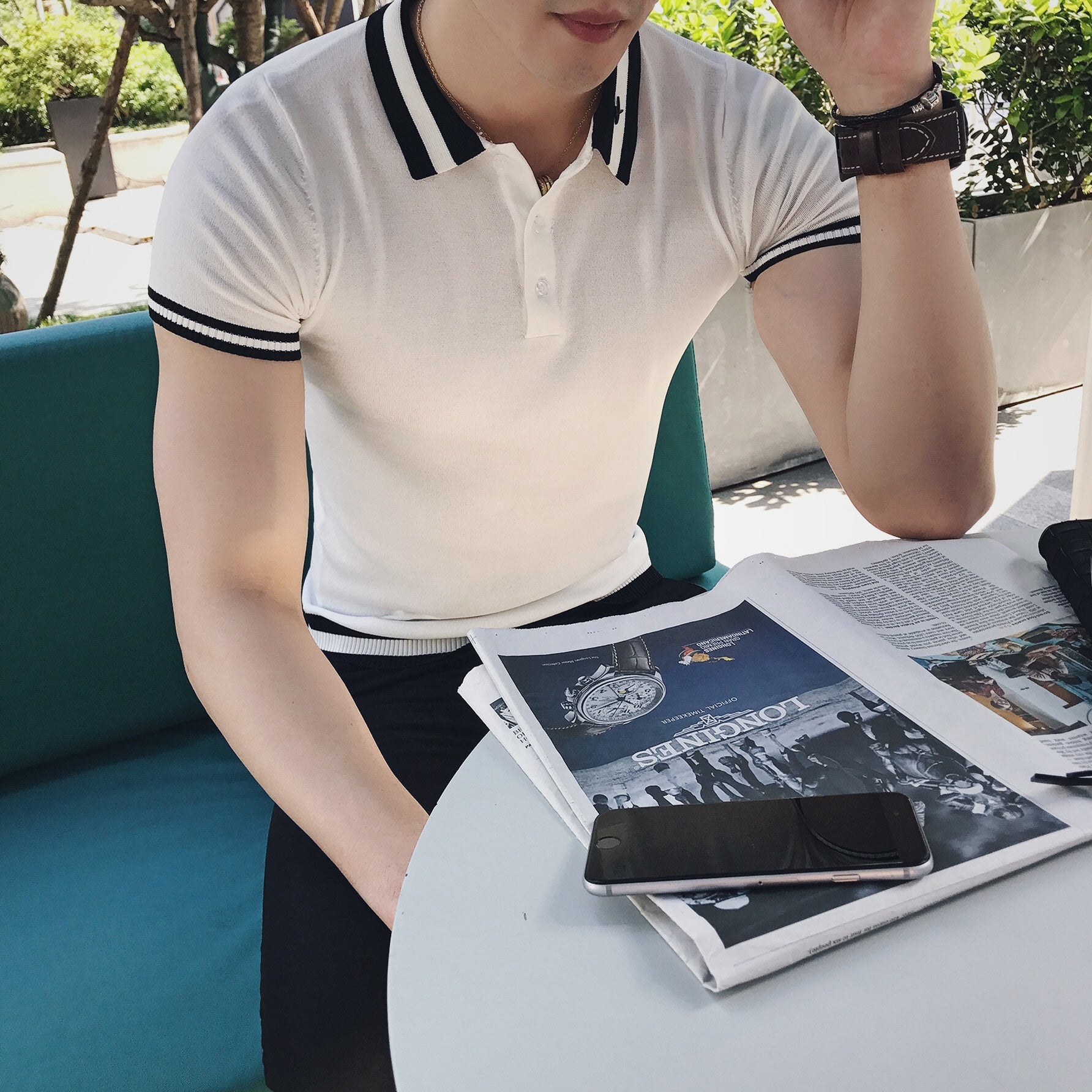 Men’s Casual Thin Polo Shirt