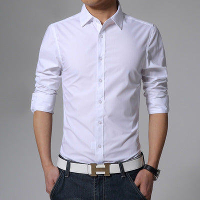 Men’s French Tuxedo Formal Dress Shirt