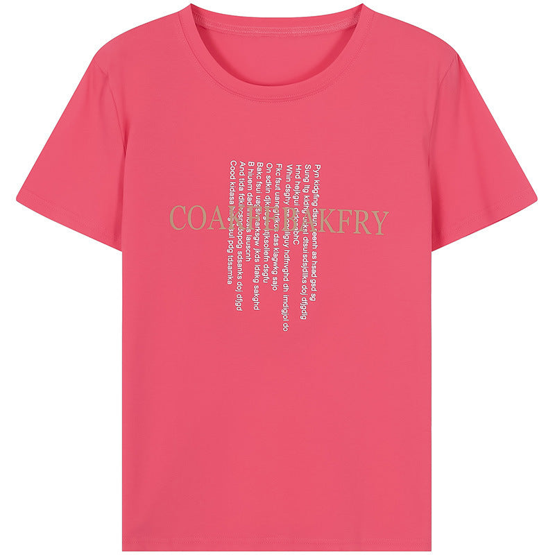 Women’s Loose Cotton Student T-Shirt