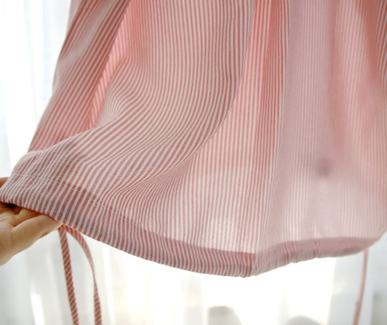 Women’s Loose Striped Raglan Sleeve Blouse